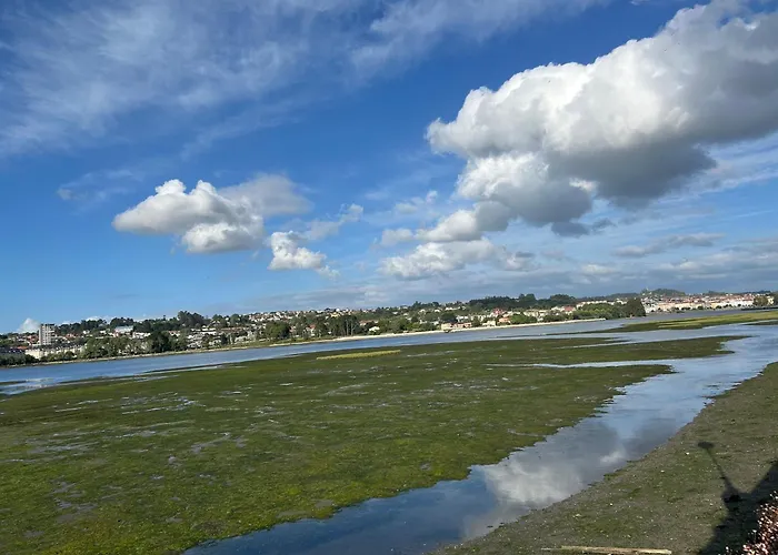 아파트 Mar Y Playa Con Jardin 아 코루냐