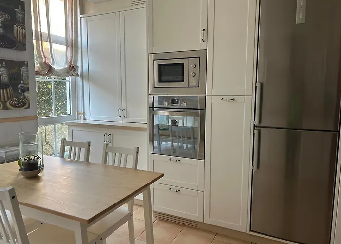 아파트 Mar Y Playa Con Jardin 아 코루냐